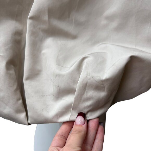 $3800 NWD Moncler Ivory Beaded Embellished Floral Full Zip Jacket size 1/S/M - Picture 8 of 15